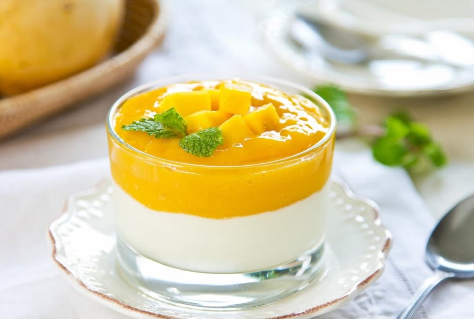 Sữa chua xoài thơm mát ngon tuyệt cú mèo