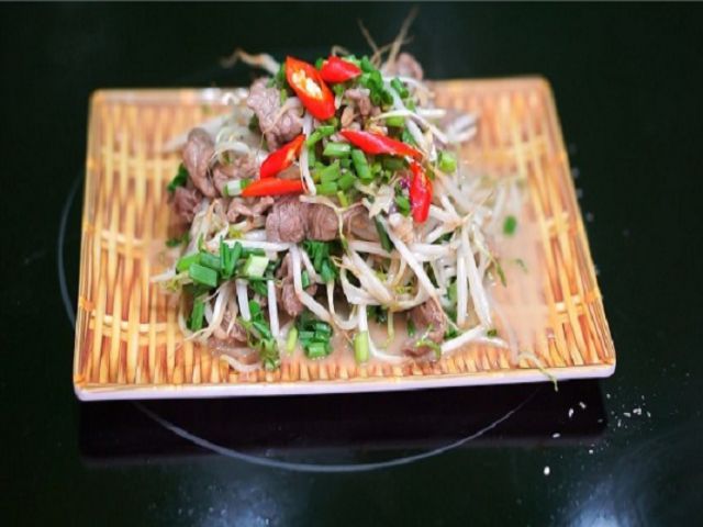 Giá Xào thịt bò